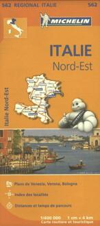 Michelin 562 Italie Nord-Est Noordoost Italie