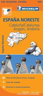 Michelin 574  España Noreste: Cataluña/Catalunya, Aragón, Andorra