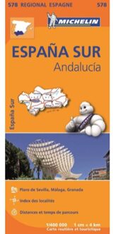 Michelin 578 España Sur: Andalucía