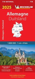 Michelin 718 Duitsland 2025 - Nationale Kaarten Michelin