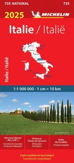 Michelin 735 Italië 2025 - Nationale Kaarten Michelin