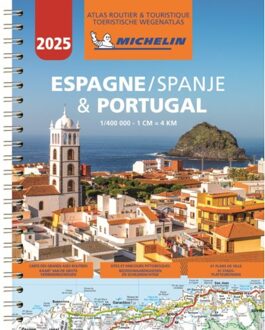 Michelin Atlas Spanje, Portugal 2025 - Michelin Atlassen