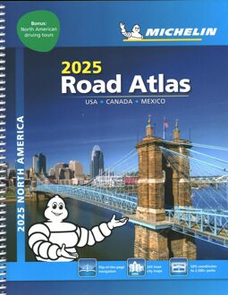 Michelin Road Atlas Usa, Canada, Mexico 2025 - Michelin Atlassen