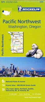 Michelin USA Pacific Northwest Map 171