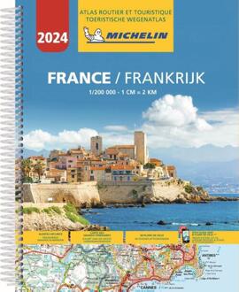 Michelin Wegenatlas Frankrijk 2024 - Michelin Atlassen