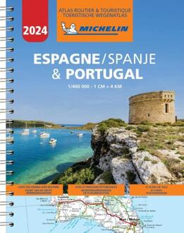 Michelin Wegenatlas Spanje & Portugal 2024 - Michelin Atlassen