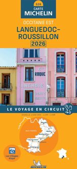 Michelin Wegenkaart 526 Languedoc-Roussillon 2026 - Regionale Kaarten Michelin