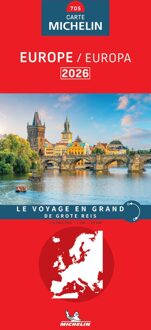 Michelin Wegenkaart 705 Europa 2026 - Nationale Kaarten Michelin