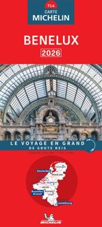 Michelin Wegenkaart 714 Benelux 2026 - Nationale Kaarten Michelin