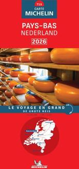 Michelin Wegenkaart 715 Nederland 2026 -   (ISBN: 9782067270411)