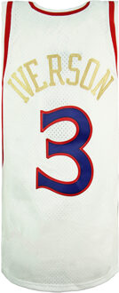 Michell & Ness Chinees Nieuwjaar Swingman Allen Iverson Jersey Vest - maat M Wit