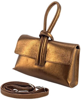 Michelle clutch | dames | | maat: one | lak Klaproos - One size