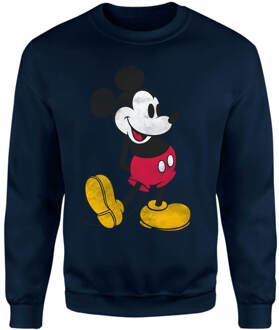 Mickey Mouse Classic Kick Sweatshirt - Navy - L - Navy blauw