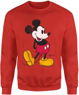 Mickey Mouse Classic Kick Sweatshirt - Red - XL - Rood
