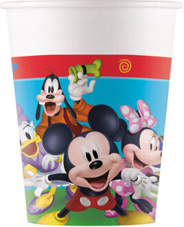 Mickey Mouse Rock The Clubhouse Bekers (8st) Multikleur - Print