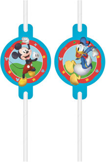 Mickey Mouse Rock The Clubhouse Rietjes (4st) Multikleur - Print