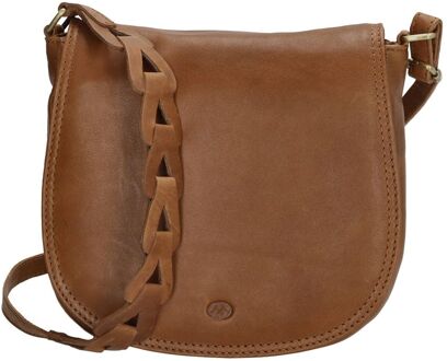 Micmacbags Daydreamer Shoulderbag cognac damestas - H 19 x B 20 x D 5 cm