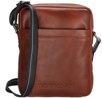 MicMacbags Le Mans schoudertas cognac - 7827