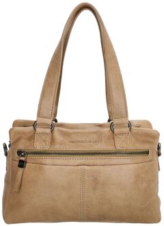 MicMacbags Porto Handtas taupe Damestas - H 20 x B 26 x D 9
