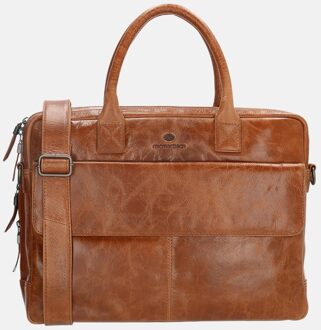 MicMacbags Porto Laptop/ Business tas - Bruin