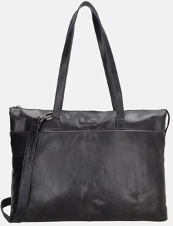 MicMacbags Porto laptoptas 15 inch donkerblauw - No Size