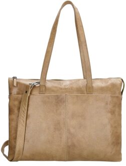 MicMacbags Porto laptoptas 15 inch taupe - 7827