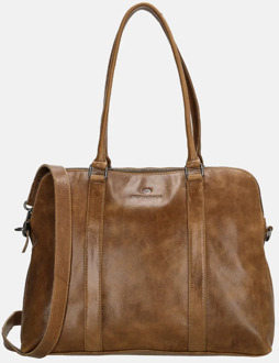 MicMacbags Porto Laptoptas II bruin - H 28.5 x B 36 x D 12