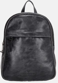 MicMacbags Porto Rugzak donker navy Damestas Blauw - H 27 x B 20 x D 12