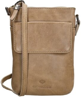 MicMacbags Porto Schoudertas IIII taupe Damestas - H 22 x B 16.5 x D 1.5