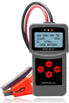 Micro-200 Pro 12V 24V Auto Batterij Tester Diagnostic Tool Draagbare Batterij Tester