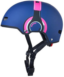 Micro ABS Deluxe headphone Blauw Roze - Helm