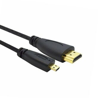 Micro Adapter Kabel Flat-Panel Naar Tv Video Signaal Stabiliteit Ondersteuning 1080P3D Display En Hdcp Functie Hdmi-Compatibel 1m 1stk
