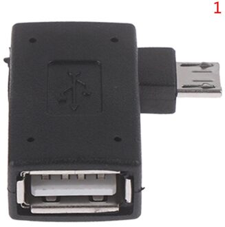 Micro Adapter Usb 2.0 Micro Otg Voeding Poort 90 Graden Haakse Usb Otg Adapters Vrouw Naar Man A1