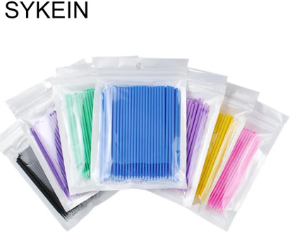 Micro Brushes 100 pcs/lot Disposable Applicator Swab for Eyelash Extension Glue Remove Tool Personal Lash Beauty Makeup Supplies