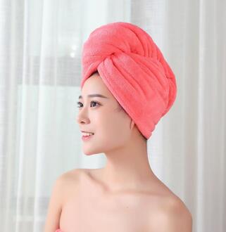Micro Fiber Handdoek Hoofd Wrap Haar Droog Sneldrogend Lady Badhanddoek Zachte Douche Cap Hoed Voor Dame Tulband Hoofd wrap Baden Gereedschap 2