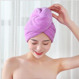 Micro Fiber Handdoek Hoofd Wrap Haar Droog Sneldrogend Lady Badhanddoek Zachte Douche Cap Hoed Voor Dame Tulband Hoofd wrap Baden Gereedschap 3