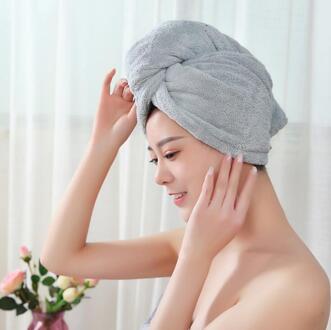 Micro Fiber Handdoek Hoofd Wrap Haar Droog Sneldrogend Lady Badhanddoek Zachte Douche Cap Hoed Voor Dame Tulband Hoofd wrap Baden Gereedschap 4