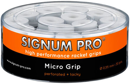 Micro Grip Verpakking 30 Stuks wit - one size
