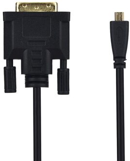 Micro-Hdmi Naar Dvi Adapter Kabel Full Hd 1080P Micro Hdmi-Compatibel Male Naar Dvi Male Adapter converter Kabel Voor Hdtv In Voorraad 1.8M