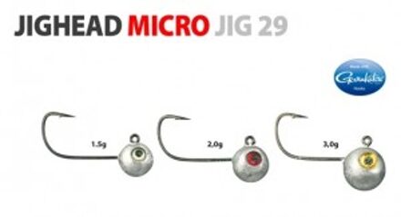 Micro Jighead- Grijs - 2g - 5 stuks - Grijs