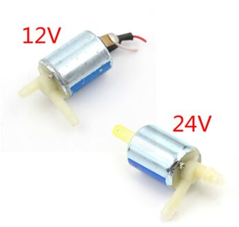 Micro Magneetventiel 12V 24V Dc Kleine Plastic Magneetventiel Voor Gas Water Lucht Normaal Gesloten