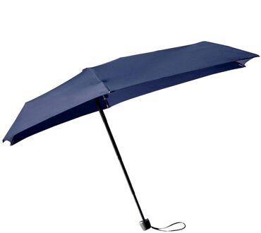 Micro Manual Opvouwbare Stormparaplu midnight blue Blauw - H 18.5 x B 80 x D 74 cm