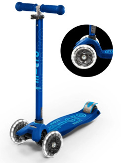 Micro Maxi step met led wielen Blauw