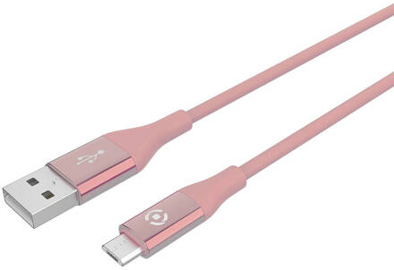 Micro-usb Kabel, 1 Meter, Roze - Celly Feeling