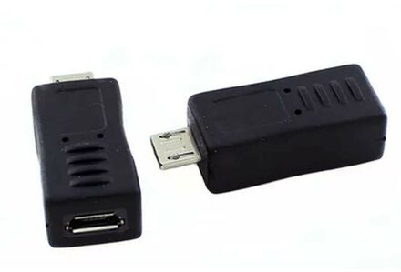 Micro USB Male to Female adapter - small