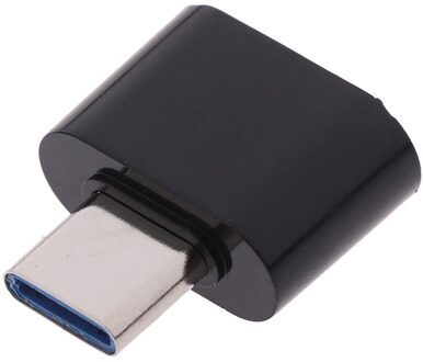 Micro Usb Otg 2.0 Knuffel Converter Type-C Otg Adapter Voor Android Telefoon Kabel Kaartlezer Flash Drive Otg kabel Reader zwart