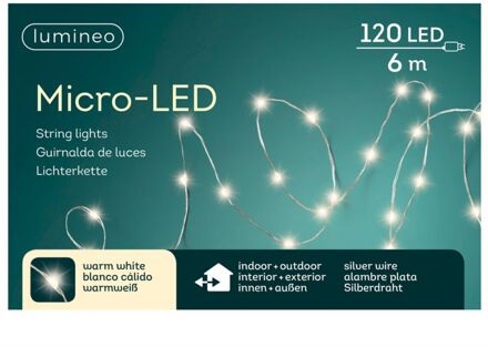 Micro verlichting - 120 lampjes - Warm wit - 6 m