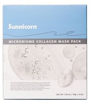 Microbiome Collagen Mask Pack Set 2025 Version - 35g x 4 sheets