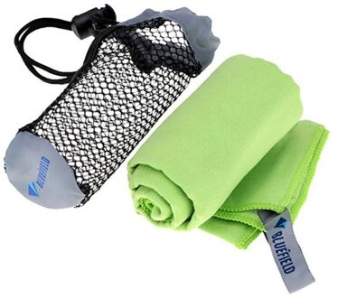Microfiber Antibacteriële Ultralight Compact Sneldrogende Handdoek Met Tas Camping Wandelen Reizen Kits Zwemmen Handdoeken groen