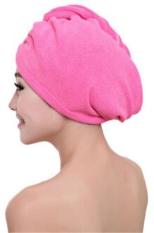 Microfiber Badhanddoek Haar Droog Sneldrogend Lady Badhanddoek Zachte Douche Voor Vrouw Man Tulband Head Wrap Baden Gereedschap Rood